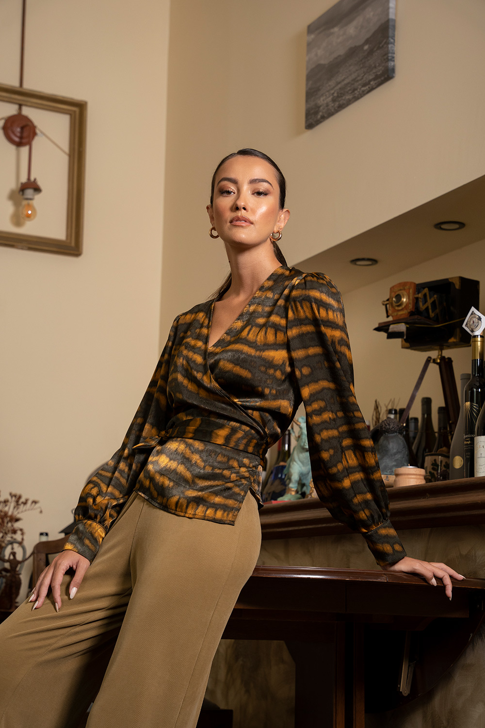 Μπλούζα κρουαζέ Eye of the Tiger - Image 2