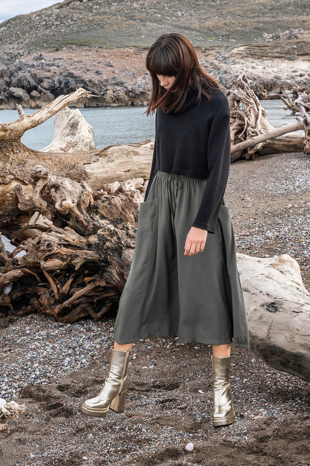 Πλεκτό με ζιβάγκο και glitter - Image 7