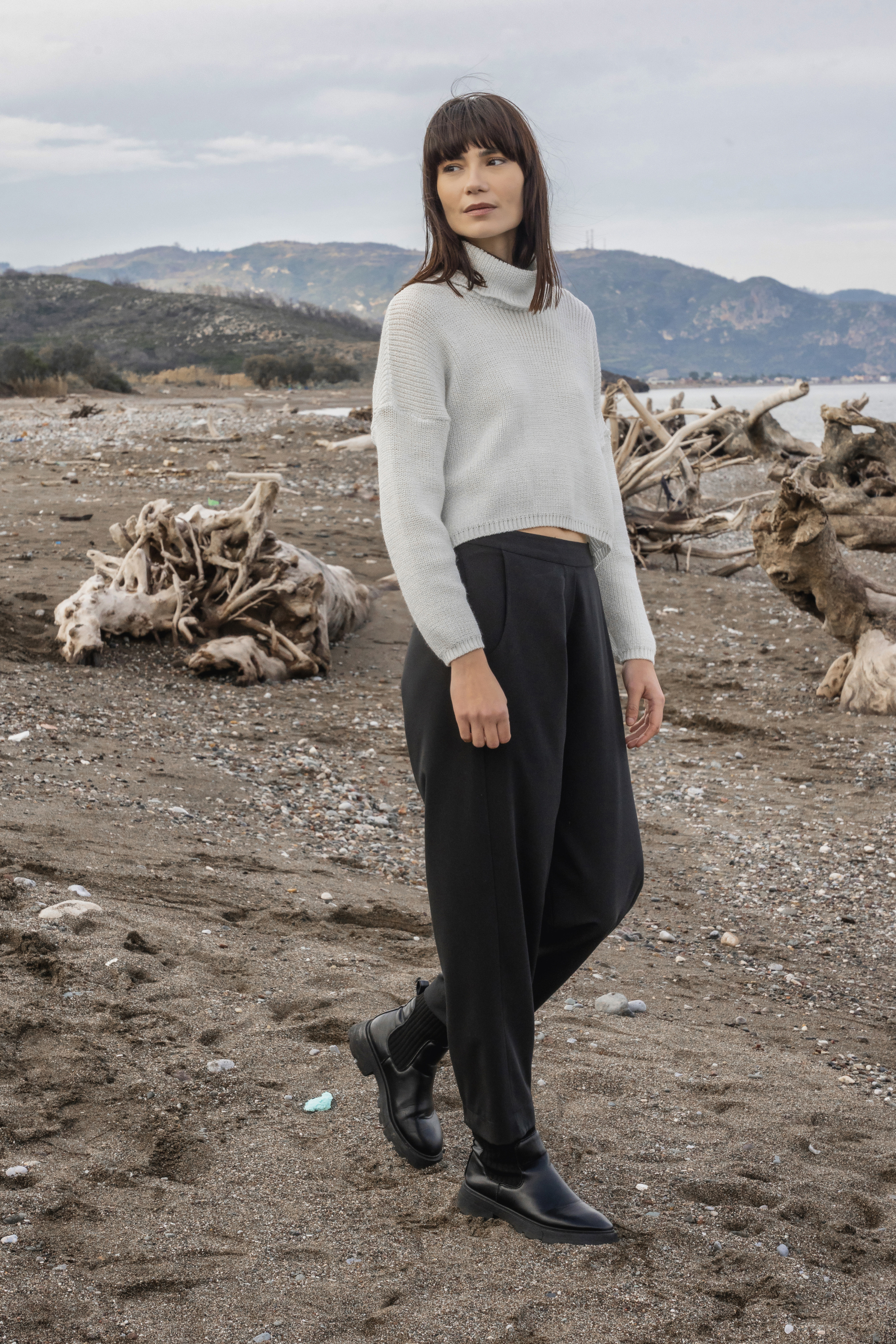 Πλεκτό με ζιβάγκο και glitter - Image 3