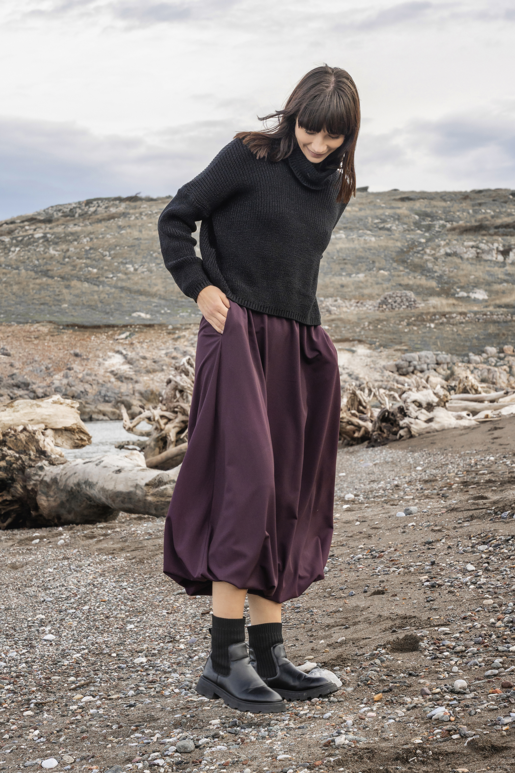 Πλεκτό με ζιβάγκο και glitter - Image 4