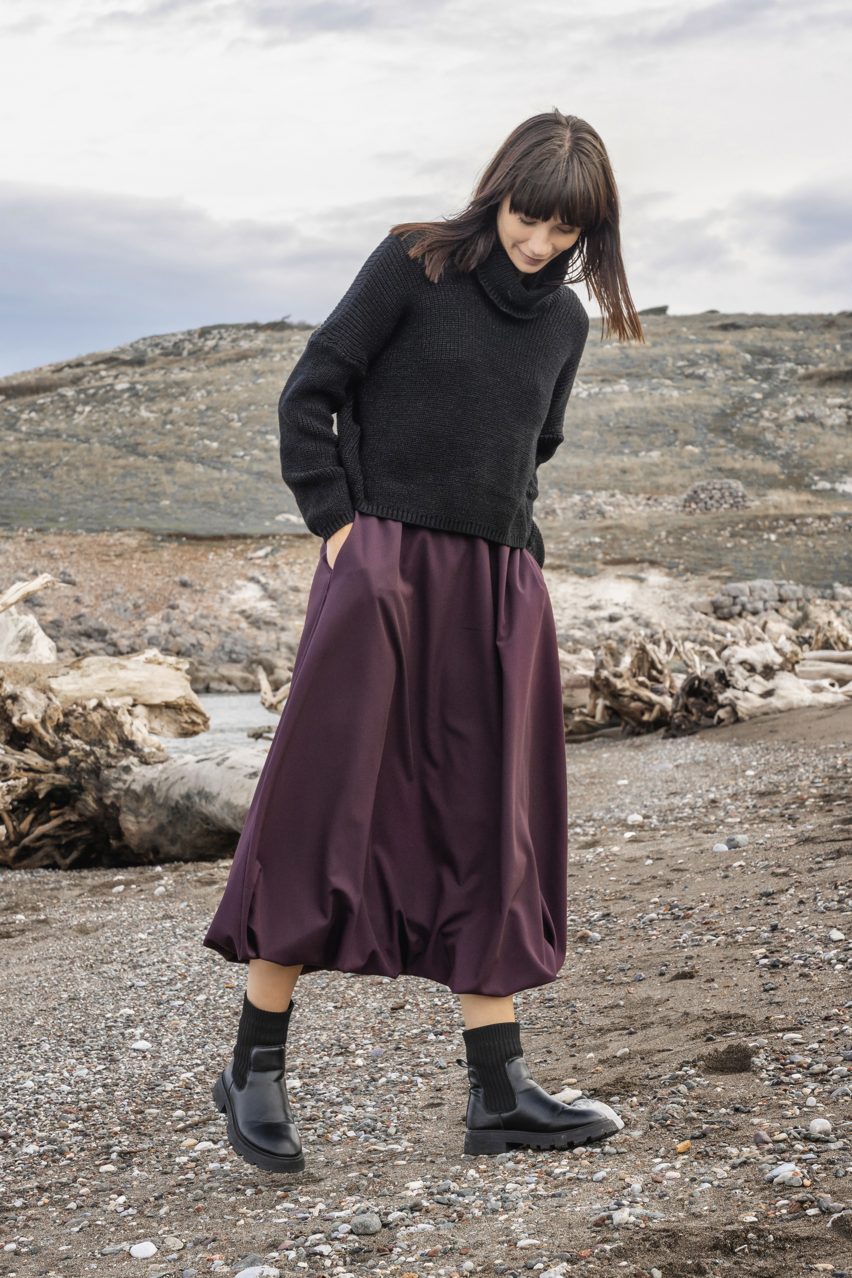 Πλεκτό με ζιβάγκο και glitter - Image 5