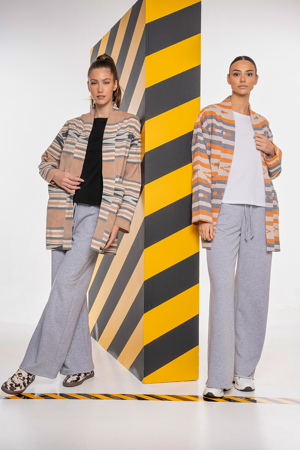 Πανωφόρι μπροκάρ oversized - Image 2