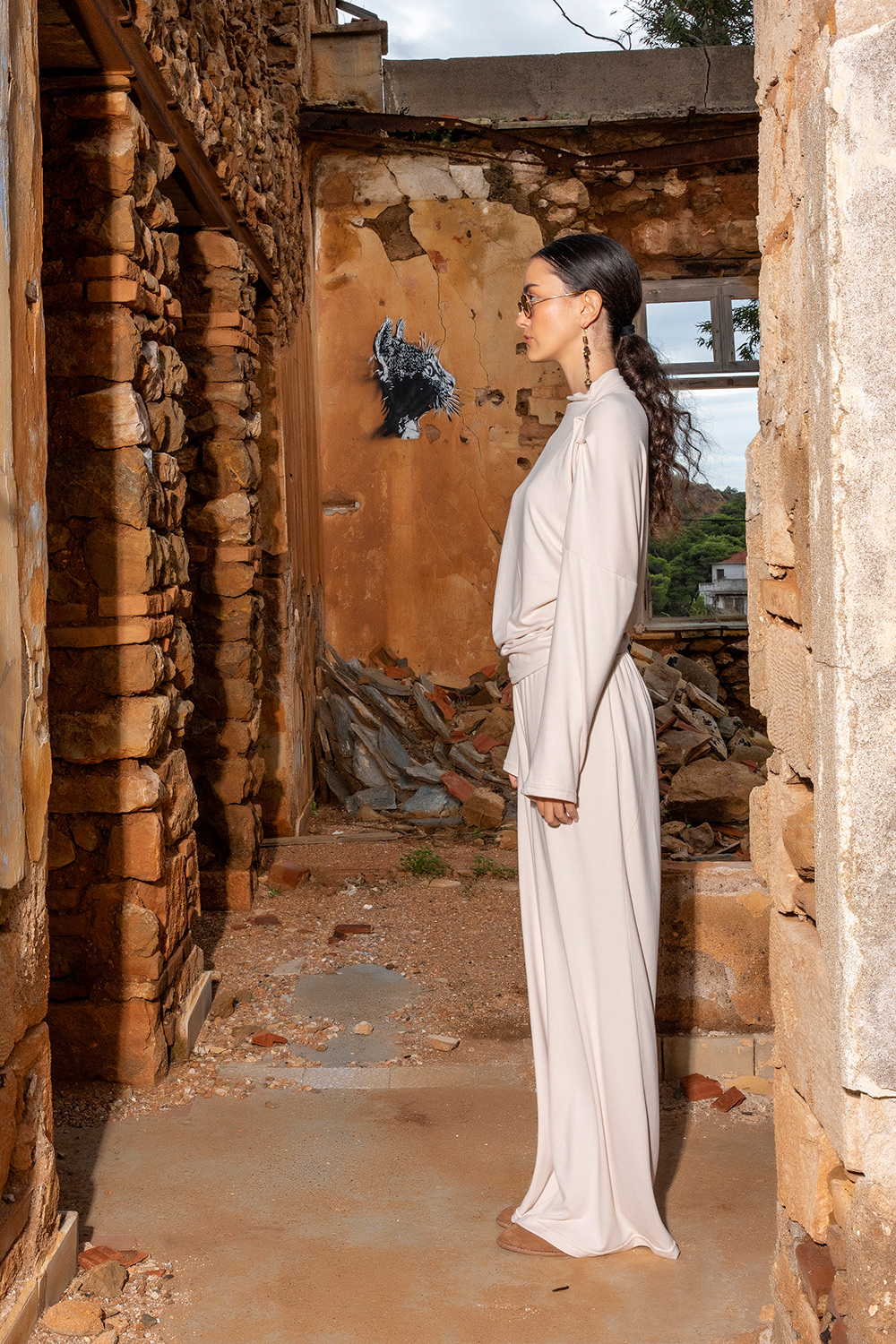 Παντελόνα με απαλή πλεκτή υφή - Image 4