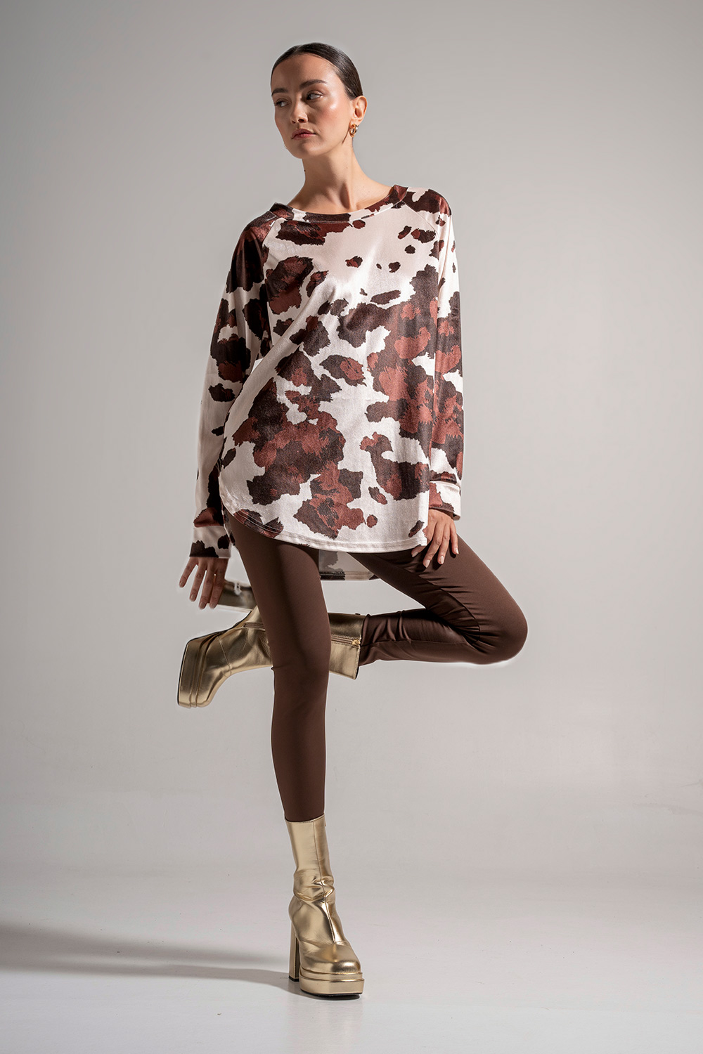 Μπλούζα oversized animal print - Image 12