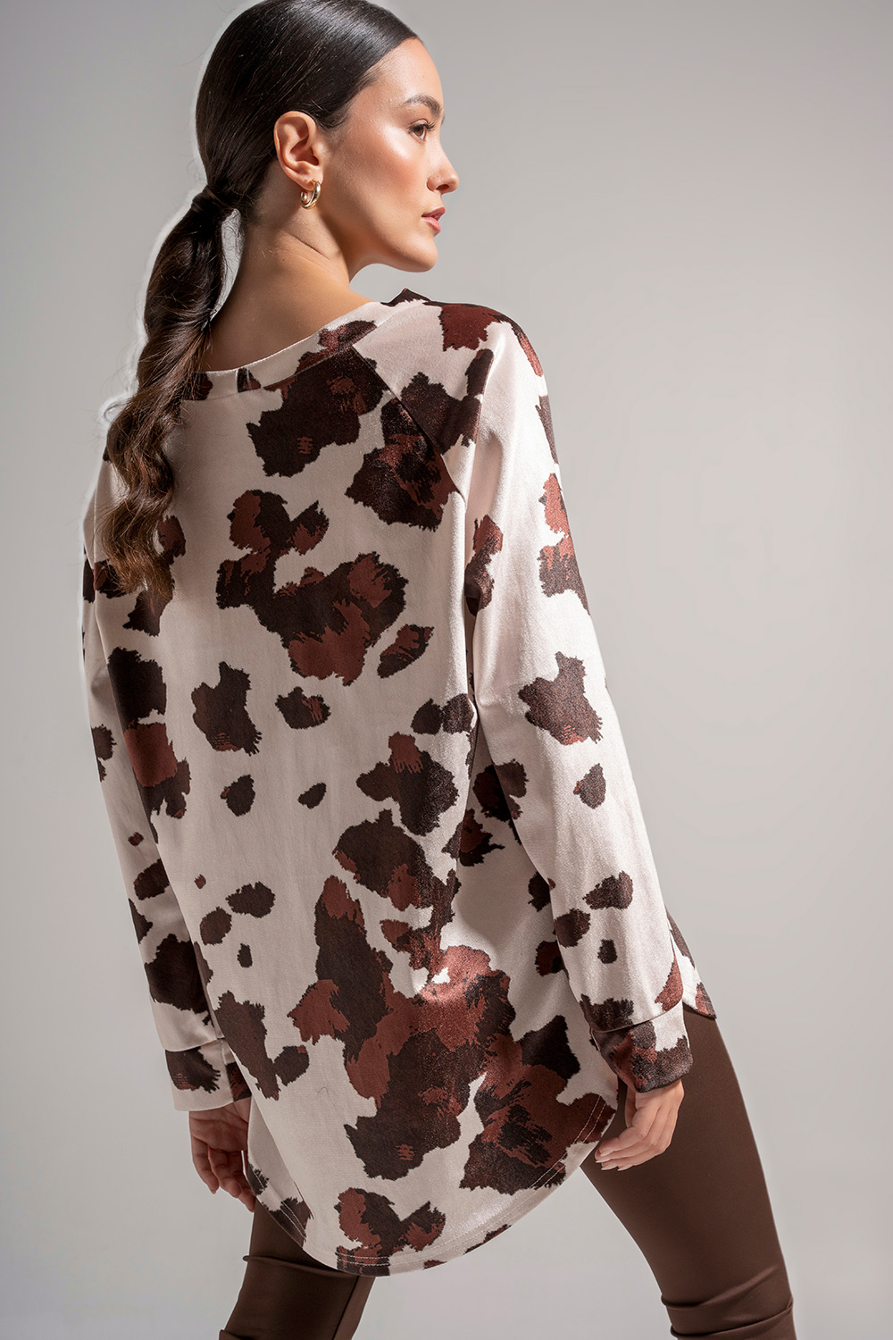 Μπλούζα oversized animal print - Image 6