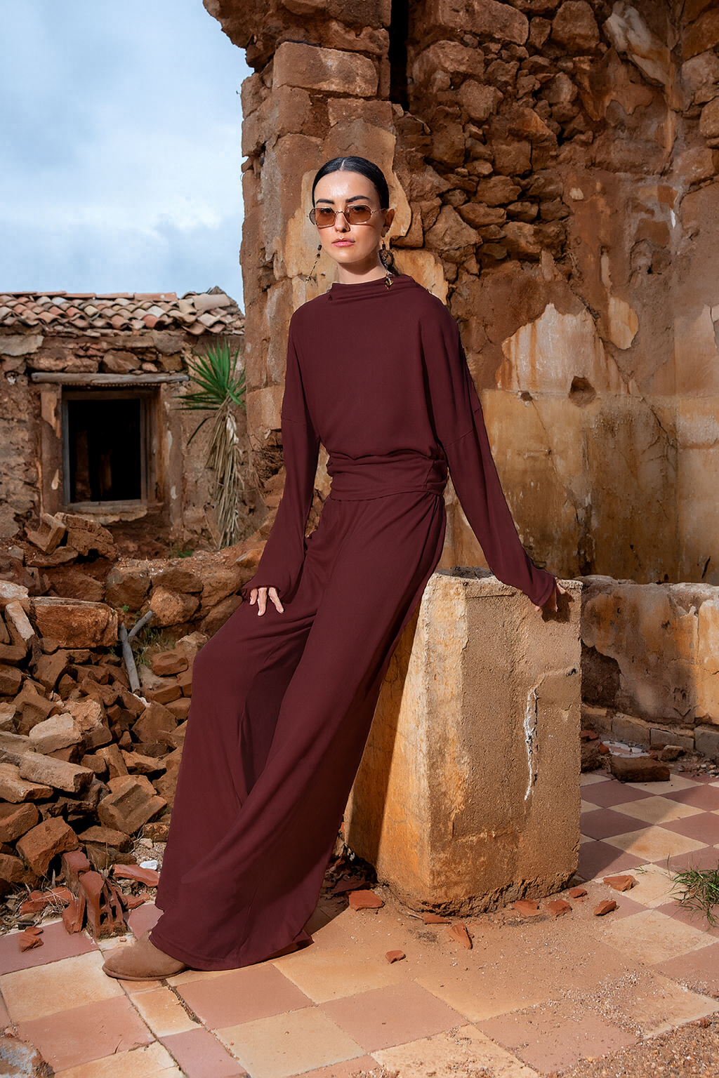 Παντελόνα με απαλή πλεκτή υφή - Image 10