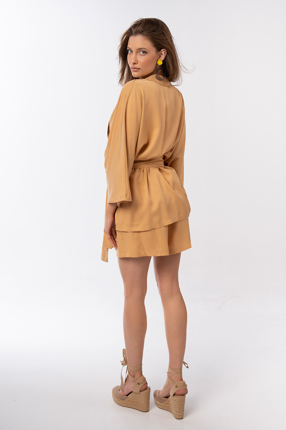 Σορτς από Tencel με Ελαστική Μέση - Image 2