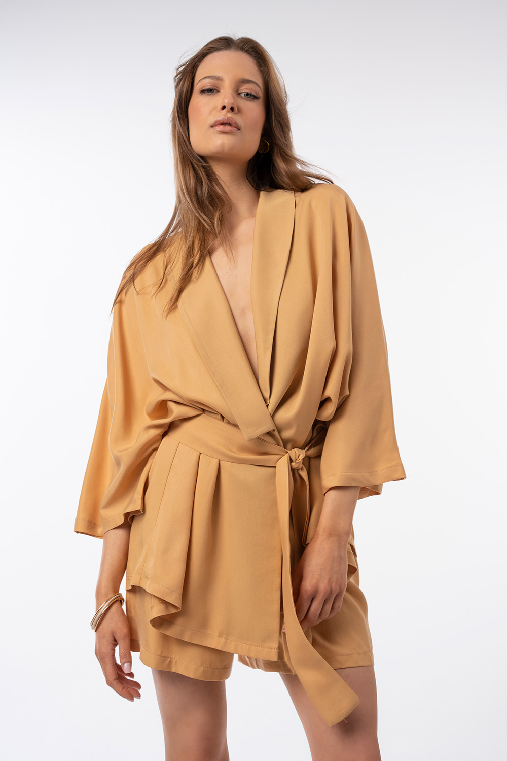 Σορτς από Tencel με Ελαστική Μέση