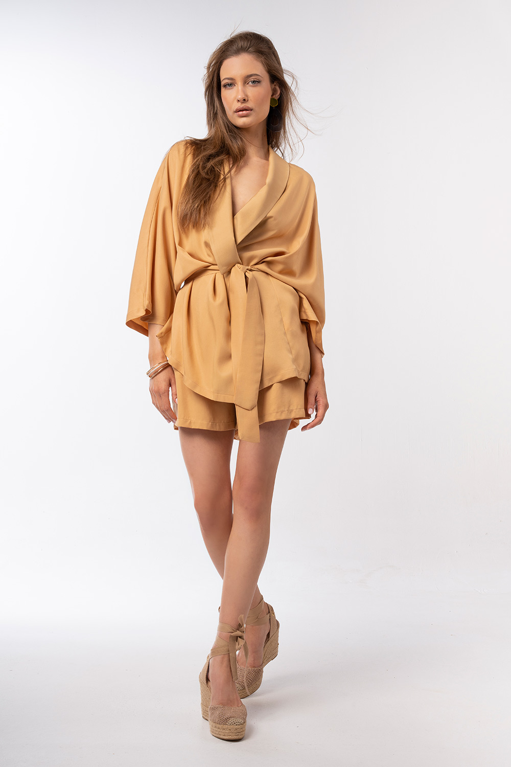 Σορτς από Tencel με Ελαστική Μέση - Image 3