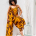 Εμπριμέ Ολόσωμη Φόρμα με Tropical Print
