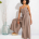Μονόχρωμη Ολόσωμη Φόρμα με Ζώνη & Wide Leg