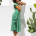 Minimal Midi Dress με Ασύμμετρη Κίνηση