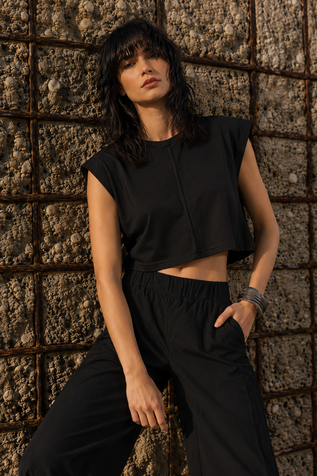 Αμάνικο Μπλουζάκι Crop Top