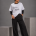 Λευκό T-Shirt “Όλα. Πολύ.”